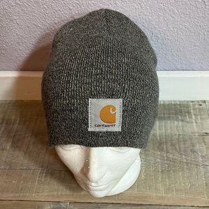 EUC VTG Carhartt Grey Variegated Knit Beanie